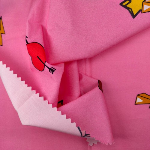 50/1 Poplin Fabric Pink Flashy PPL0014